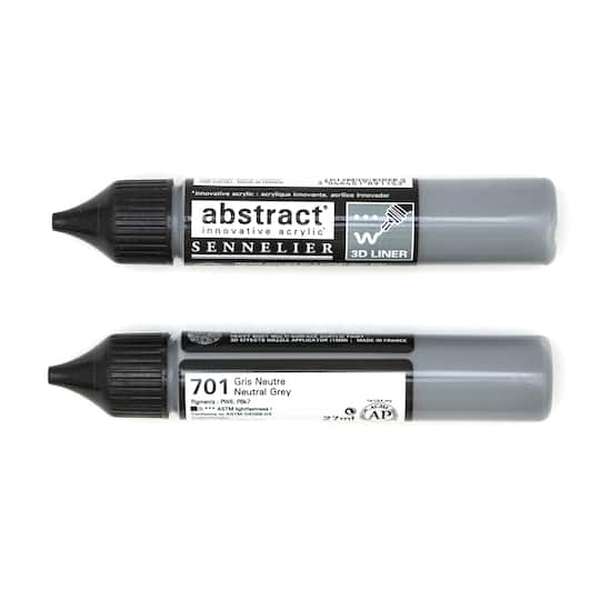 12 Pack: Sennelier Abstract&#xAE; Acrylic 3D Paint Liner